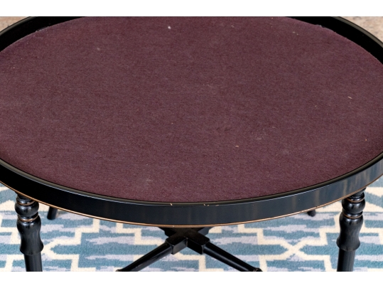 Antique Chinoiserie Tole Tray Top Table