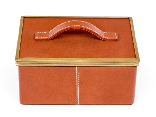 Vintage Williams- Sonoma Home Leather Box