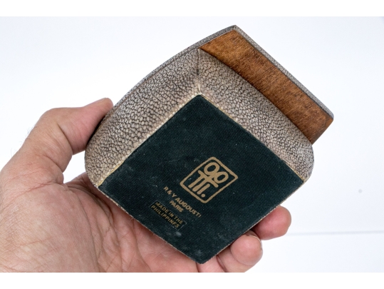 Vintage Ray Augousti Shagreen Covered Wooden Box