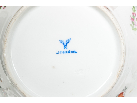Assembled Set Of Seven Continental Porcelain Wares
