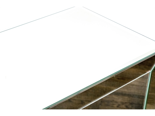 Hollywood Regency Mirrored Console Tabe