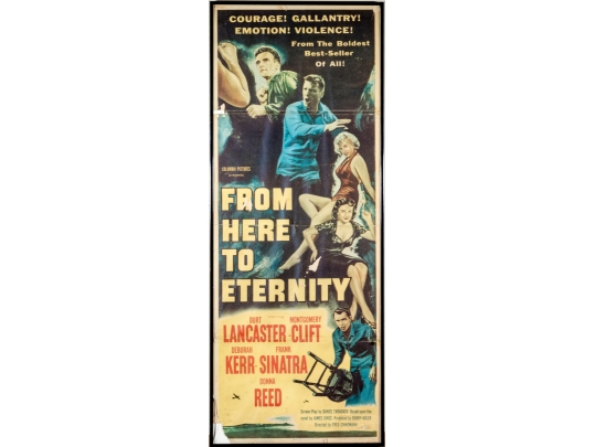 Collection Of Seven 1930's Stamford Theatre Movie Posters And  A 1953 Movie Poster