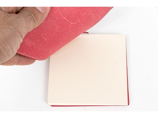 Vintage Hotel Plaza Athenee Paris Leather Covered Notebook, Boxed, New