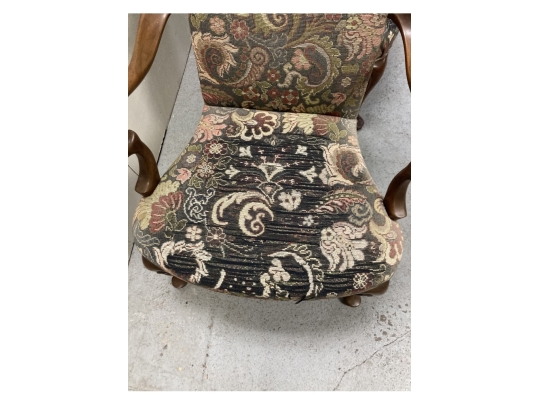 Pair Of Ex Historical Society Georgian Style Armchairs 