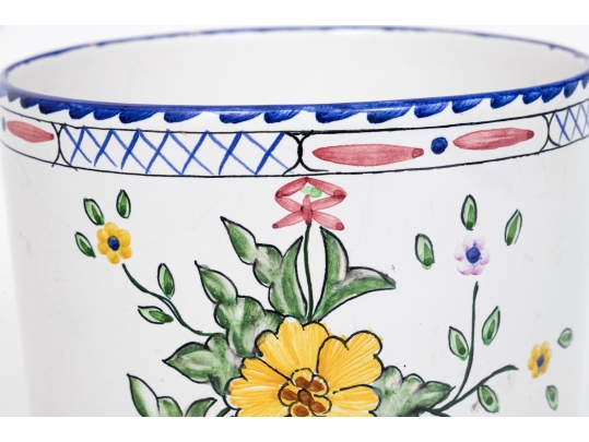 Charming Hand Painted Tiffany & Co. Flower Pot