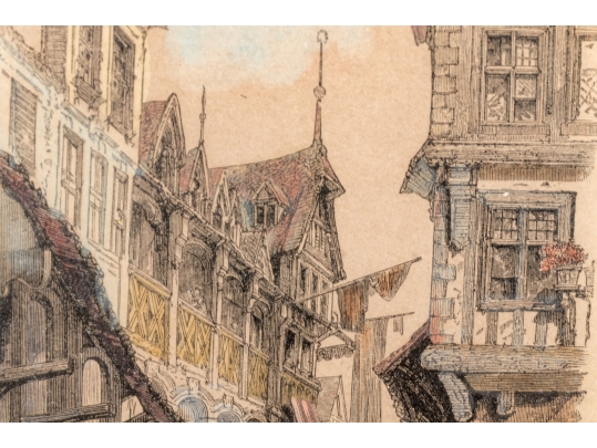 Vintage 1973-74 DDR Portfolio Of Prints Along With A Collection Of Other Prints