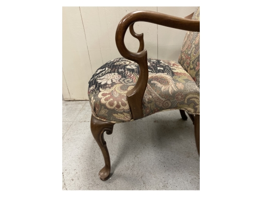 Pair Of Ex Historical Society Georgian Style Armchairs 