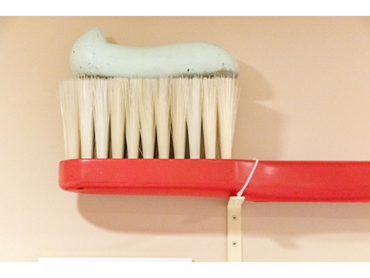 Decorative Novelty Oversized Toothbrush With Toothpaste