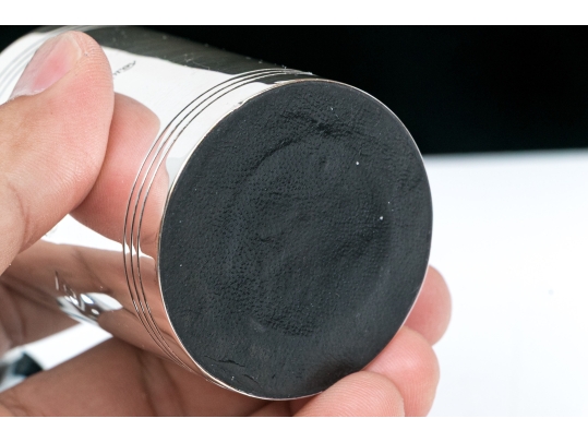 Asprey Sterling Silver Table Lighter, Birmingham England, Circa 1997