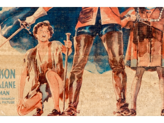 Collection Of Seven 1930's Stamford Theatre Movie Posters And  A 1953 Movie Poster