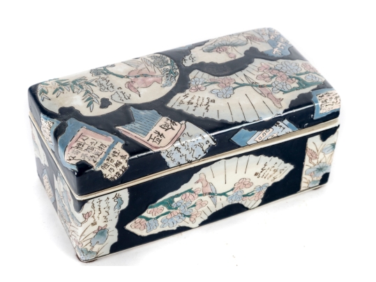 Decorative Chinese Porcelain Lidded Box