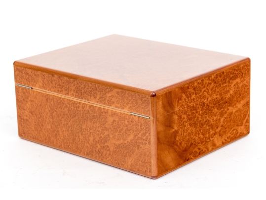 Quality Elie Bleu Paris Burl Veneered Humidor