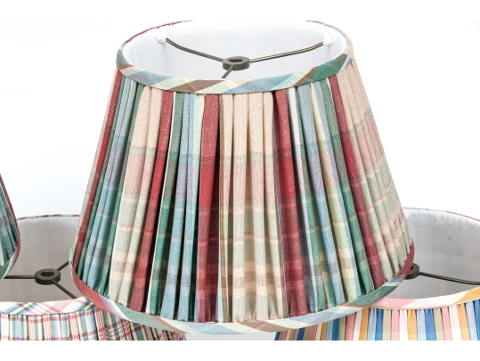 Collection Of Five Quality Fabric Lampshades