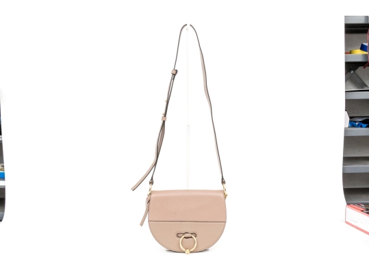 J.W.Anderson Tan Leather Flap Front Shoulder Bag