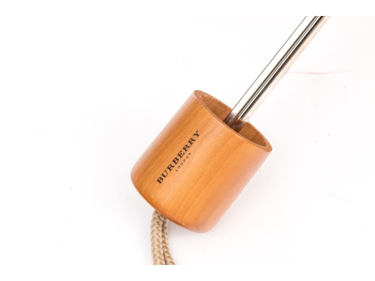 Burberry Nova Check Two Piece Vinyl And Canvas Tote Bag With Umbrella