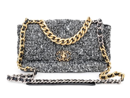 Chanel Small Tweed 19 Flap Bag