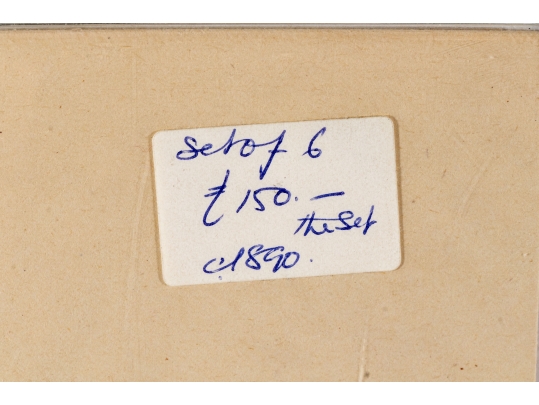 Set Of Six English Color Prints Of Bird Eggs