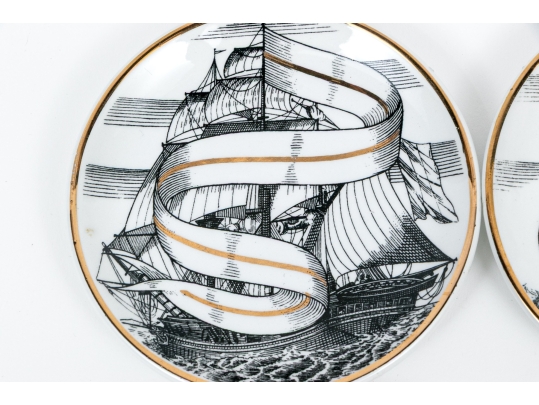 Set Of Six Vintage Fornasetti 