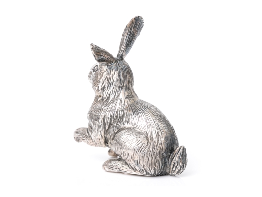 Buccellati Sterling Silver Miniature Darling Sitting Bunny Rabbit, Retail $650