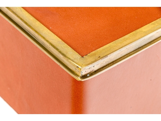 Vintage Williams- Sonoma Home Leather Box