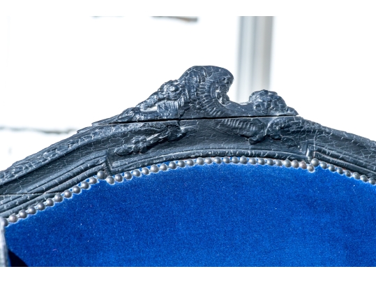 Pair Of Custom Upholstered Wing Chairs