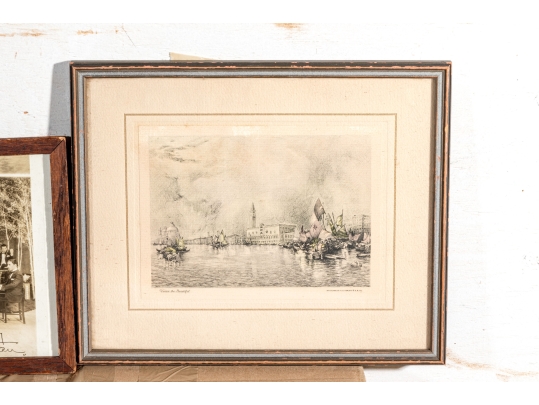 Vintage 1973-74 DDR Portfolio Of Prints Along With A Collection Of Other Prints