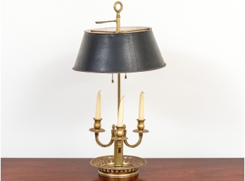 Vintage Brass Boulottle Lamp