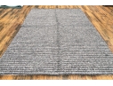 Cable Black & Grey Surya Loomed Wool Carpet, 8'-1