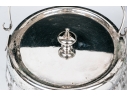 Three Antique Cut Glass And Silverplate Biscuit Jars 