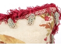 Antique French Aubusson Accent Pillow