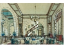 Two Signed French Architectural Artworks