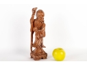Carved Wooden Figure Of Shou Lao