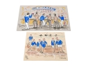 Two Unframed Signed Watercolors On Paper, 
