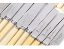 Sixty-eight English Stainless And Celluloid Knives