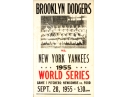 Collection Of Four Antique And Vintage Major League Baseball Posters With 1951 Pennant Poster