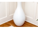 Massive Fiberglass Decorative White Vase