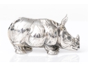 Buccellati Sterling Silver Miniature Captivating Standing Rhino, Retail $630