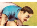 Large 1910 Pneu Hutchinson Cycles Pradere Riberac Poster