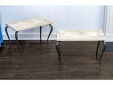 Antique Pair Of Side Tables, First Quarter 20th C.
