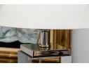 Restoration Hardware Quality Pair Of Solid Crystal Table Lamps