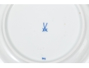 Set Of Three German, Meissen Blue And White Plates
