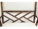 Custom Upholstered Chinoiserie Wing Chairs