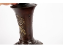 Chinese Brass Vase Converted Table Lamp