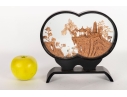 Chinese Cork Diorama Landscape Scene In Display