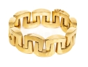 18k Yellow Gold Striking Chunky Opposing 