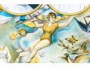Art Deco Magician Show Advertising Poster, 