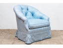 Custom Upholstered Tub Back Armchair