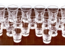 Set Of Nineteen Shot And Double Shot Glasses, Monogrammed