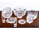 Collection Of Crystal & Glass Serving And Decorating Wares, Including Orrefors And Lalique