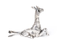 Buccellati Sterling Silver Miniature Lovable Reclining Giraffe, Retail $1,000